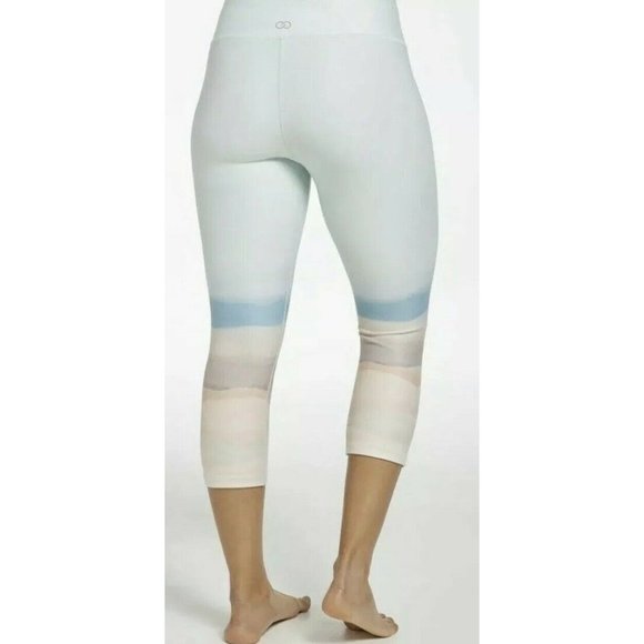 CALIA Carrie Underwood Essential Tight‎ Fit Capri Landscape Mint Green Womens S - Picture 3 of 10